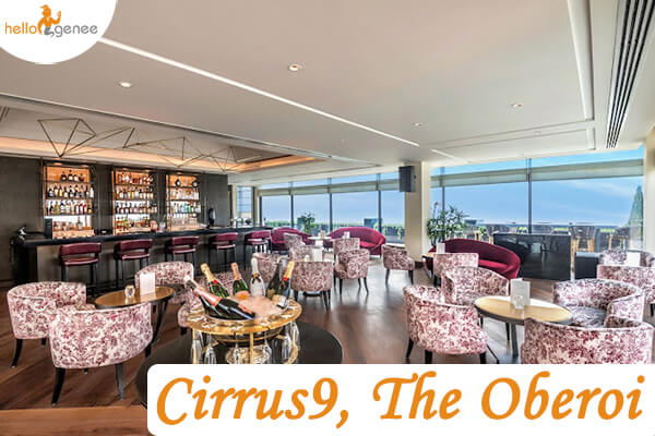 Cirrus9, The Oberoi, best cafes in delhi for couples