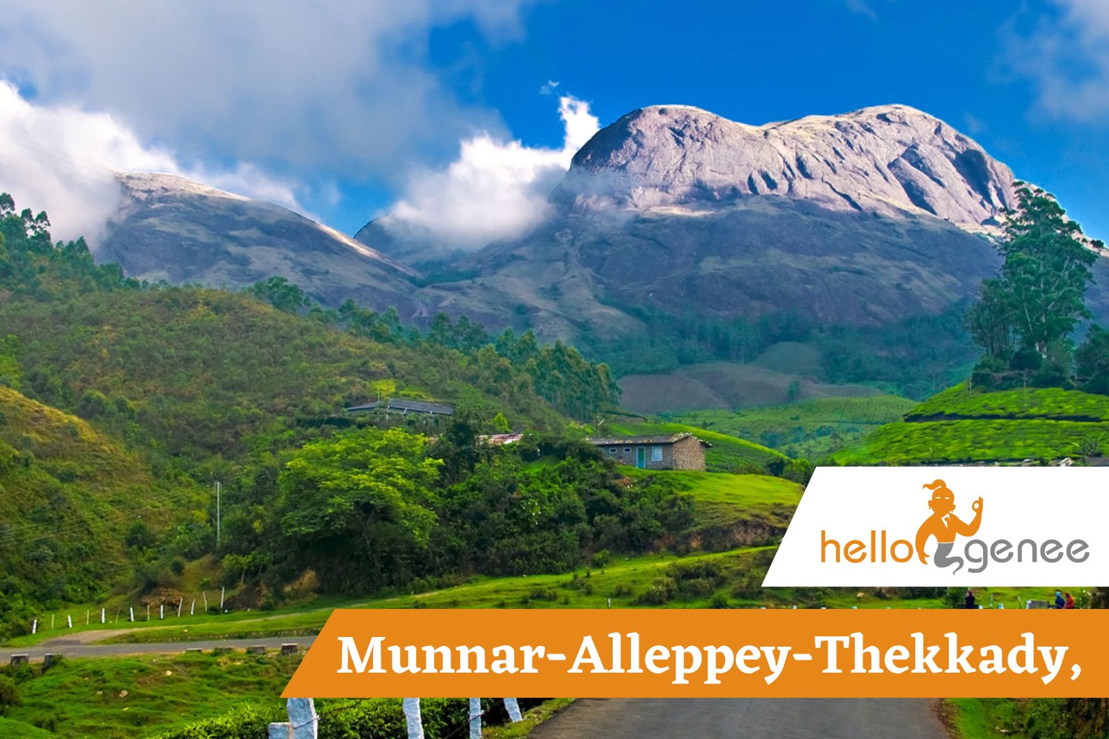 Munnar-Alleppey-Thekkady, Kerala 